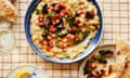 Georgina Hayden's ful medames with charred olives.