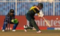 Australia's Beth Mooney drives during an influential knock against Sri Lanka.