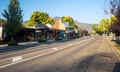 File photo of the country town of Bright, Victoria, Australia