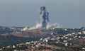 Smoke billows after Israeli Air Force air strikes in southern Lebanon villages