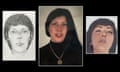 Interpol released images of 'The girl with the 10 pence coin' found France in 1982, Rita Roberts, a British woman found 31 years ago in Belgium and identified through the  appeal, and 'The woman who wasn’t alone', found in a hotel room in Spain in 1999.